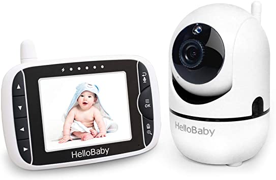 HelloBaby Video Baby Monitor with Remote Camera Pan