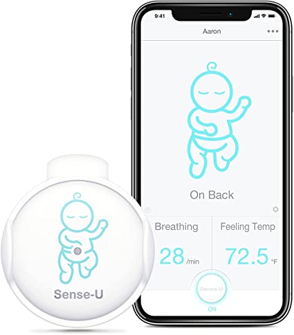 Sense-U Baby Monitor con respirazione Rollover sensori di
